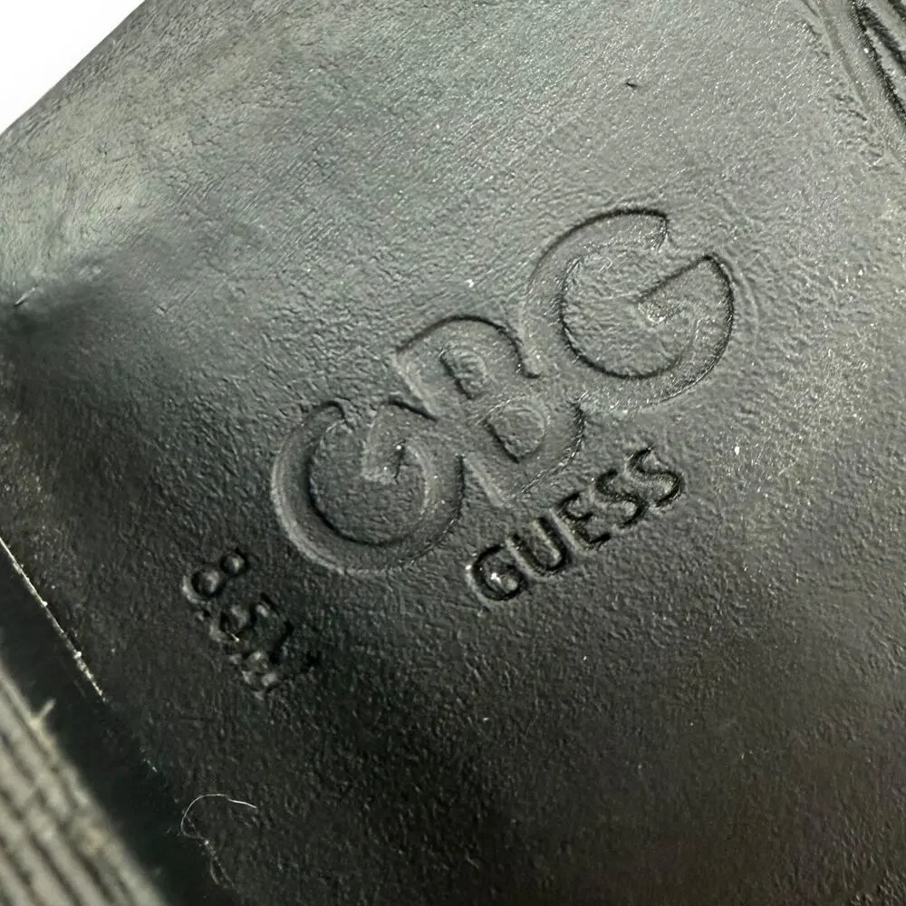 GUESS GBG black vegan leather cowgirl ankle boots - Picture 10 of 13
